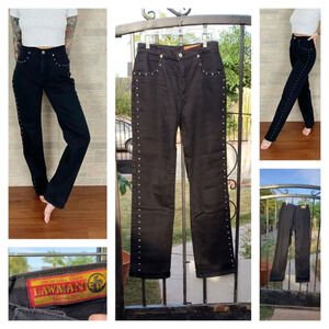 Lawman‎ Western  Studded Black Jeans